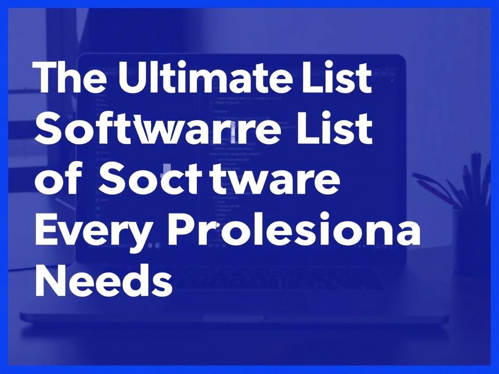 Essential software toolkit for every digital professional